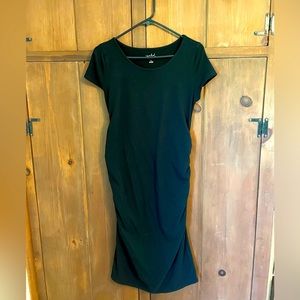 *Maternity black bodycon dress